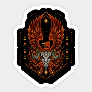 Flame of the phoenix Sticker